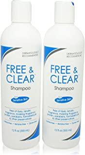 Pharmaceutical Specialties Free and Clear Shampoo 12 oz. (Pack of 2)