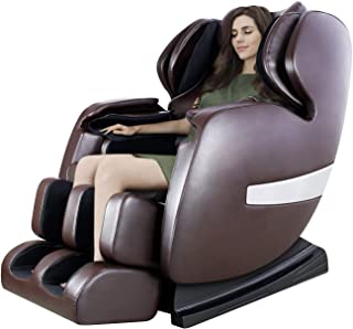 Massage Chair by OOTORI, Deluxe S-Track Recliner with 3D Robot Hand, Zero Gravity Full Body Air Massage, with Stretch Heating Vibrating Function (Pure)