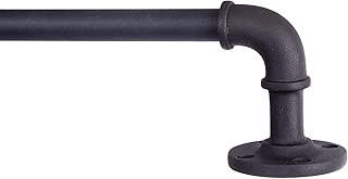 Kenney Adler Indoor/Outdoor Rust-Resistant Wrap Around Curtain Rod, 28-48