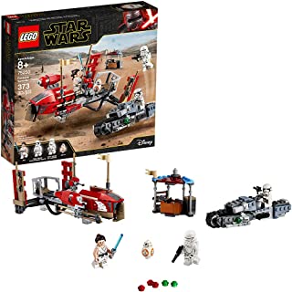 LEGO Star Wars: The Rise of Skywalker Pasaana Speeder Chase 75250 Hovering Transport Speeder Building Kit with Action Figures, New 2019 (373 Pieces)