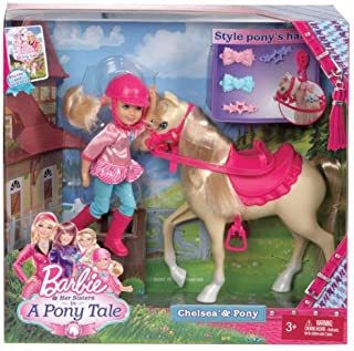 Barbie and Her Sisters in a Pony Tale Chelsea and Pony Doll Set