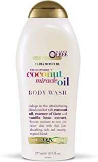 OGX Extra Creamy + Coconut Miracle Oil Ultra Moisture Body Wash, 19.5 Ounce