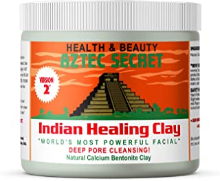 Aztec Secret – Indian Healing Clay 1 lb – Deep Pore Cleansing Facial & Body Mask – The Original 100% Natural Calcium Bentonite Clay – New Version 2