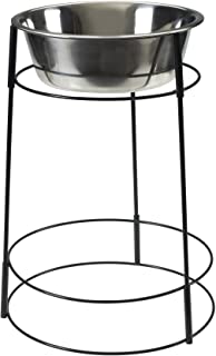 SPOT Hi-rise Single Elevated Dog Bowl | Elevated Dog Feeder For Medium Dogs | Elevated Dog Feeder For Large Dogs | 15