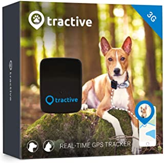 Tractive 3G Dog GPS Tracker – Lightweight and Waterproof Dog Tracking Device and pet Finder with Unlimited Range