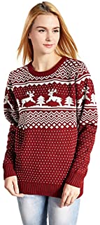 Women's Patterns Reindeer Snowman Tree Snowflakes Christmas Sweater Cardigan
