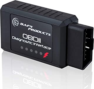 BAFX Products - Wireless Bluetooth OBD2 / OBDII Diagnostic Car Scanner & Reader Tool for Android Devices - Read/Clear Your Check Engine Light & Much More