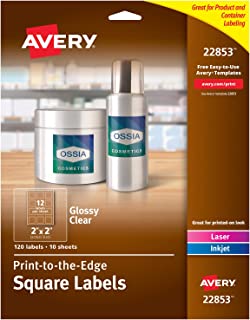 Avery Square Labels for Laser & Inkjet Printers, 2
