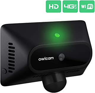 Owlcam: The 4G LTE Smart Dash Camera That Sends Video to Your Phone - Driving & Parked. Dual HD Cameras, Video Alerts, Live View, History, Crash Assist, Hands-Free Voice Control, 2-Way Talk (US Only)