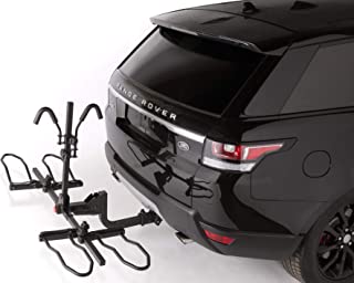 Overdrive Sport 2-Bike Hitch Mounted Rack - Smart Tilting, Platform Style Standard, Fat Tire Electric Bikes