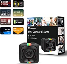 Cop Spy Cam As Seen On TV Mini Camera Wireless Hidden,ehomful 1080P Body Camera Action Camera, Convert Security Nanny Cam with Night Vision and Motion Activated for Home,Car,Office Indoor and Outdoor