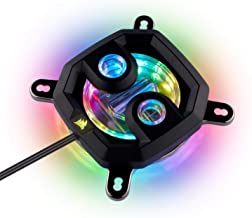 CORSAIR Hydro X Series,XC7 RGB CPU Water Block,16 Individually addressable RGB LEDs,Software-Enabled, 115X/AM4