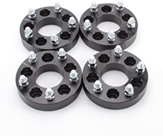 APL-4pcs 5x4.5 to 5x5 Black with 1/2 Wheel Spacers Adapters 1.25