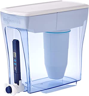 ZeroWater ZD-20RP, 20 Cup Ready-Pour Water Filter Dispenser with Water Quality Meter