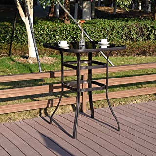 EMERIT Bistro Bar Table Outdoor High Top Table