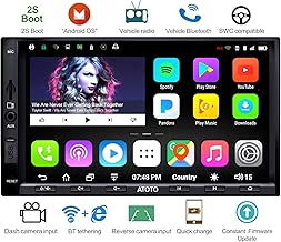 ATOTO A6 Android Car Navigation Stereo w/Dual Bluetooth & Quick Charge - Premium A6Y2721PB 2G/32G Universal Auto Entertainment Multimedia Radio,WiFi/BT Tethering Internet,Support 256G SD & More