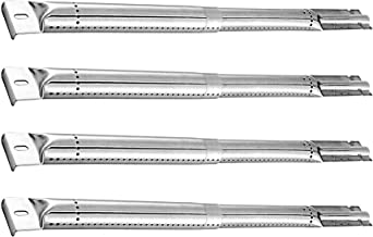 iDepot Stainless Steel Tube Burner Replacement, Extendable Length from 13” to 17.5”, Universal Fit for Most Barbecue Gas Grills, Pack of 4