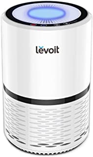 LEVOIT Air Purifier for Home Smokers Allergies and Pets Hair, True HEPA & High Efficiency Carbon Filter, Filtration System Cleaner, Eliminates Smoke Odor Dust Mold, Quiet in Bedroom Office, LV-H132
