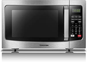 Toshiba  EM131A5C-SS Microwave Oven with Smart Sensor, Easy Clean Interior, ECO Mode and Sound On/Off, 1.2 Cu.ft, 1100W, Stainless Steel