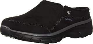 Skechers Women's Easy Going-Latte-Twin Gore Slip-on Open Back Mule