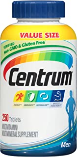 Centrum Men (250 Count) Multivitamin / Multimineral Supplement Tablet, Vitamin D3