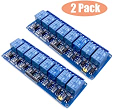Huayao 2pcs 8 Channel DC 5V Relay Module with Optocoupler for Arduino UNO R3 MEGA 2560 1280 DSP ARM PIC AVR STM32 Raspberry Pi
