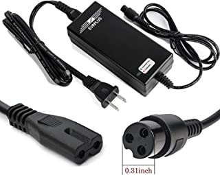EVAPLUS 42V 2A Power Adapter PowerFast 3-Prong Inline Connector for Pocket Mod Sports Mod and Dirt Quad Lithium Battery Charger