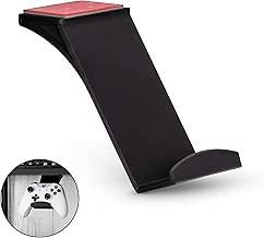 Gamepad Under The Desk Mount Holder Hanger for Xbox One, Switch, PS4, PC, Steam, Steelseries & Most Game Controllers, No Screws, VHB Tape, by Brainwavz (Black)