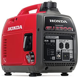 Honda EU2200i 2200-Watt Super Quiet Gas Power Portable Inverter Generator