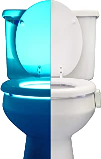 RainBowl Motion Sensor Toilet Night Light - Funny & Unique Birthday Gift Idea for Dad, Mom, Him, Her, Men, Women & Kids - Cool New Fun Gadget, Best Gag Christmas Present