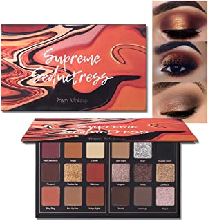 Matte Eyeshadow Palette Pro 18 Colors Highly Pigmented Shimmer Eye Shadow Palette Blendable Long Lasting Waterproof Makeup Cosmetics (01# Seductress)