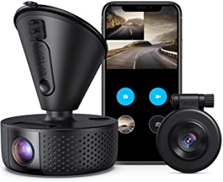 Dual Dash Cam, VAVA Dual 1920x1080P FHD Front and Rear Dash Camera (2560x1440P Single Front) for Cars with Wi-Fi, Night Vision, Parking Mode, G-Sensor, WDR, Loop Recording