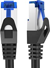 KabelDirekt - Ethernet, Network, Lan & Patch Cable (transfers a maximum internet speed of 1 GB & is compatible with Gigabit networks, Switches, Routers, Modems with RJ45 port, in silver, 100 feet)