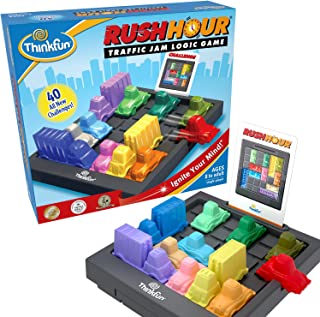 ThinkFun Rush Hour Traffic Jam Logic Game and STEM Toy for Boys and Girls Age 8 and Up – Tons of Fun With Over 20 Awards Won, International Bestseller for Over 20 Years