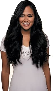 IRRESISTIBLE ME – Clip in Hair Extensions Jet Black (Color #1) - 100% Natural Remy (Remi) Human Real Hair – Straight Silky Touch – Clips Pieces Full Head Set - Different Weight (Grams) and Length (Inch) (#1-14