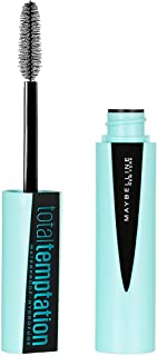 Maybelline New York Makeup Total Temptation Waterproof Mascara, Waterproof Mascara, Very Black, 0.3 fl oz