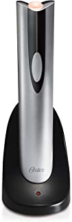 Oster Cordless Electric Wine Bottle Opener with Foil Cutter, FFP - FPSTBW8207-S-AMZ, Silver, One