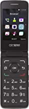 Tracfone Alcatel MyFlip 4G Prepaid Easy-to-Use Cell Phone for Seniors (Locked) - Black - 4GB - Sim Card Included - CDMA