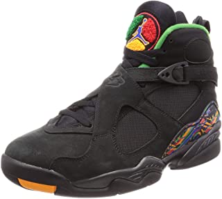 Jordan Nike Men's Air 8 Retro Black/Aloe Verde 305381-004