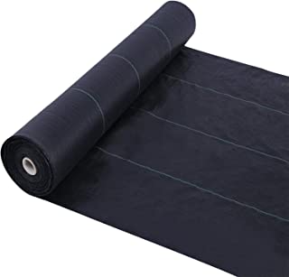 Agfabric Landscape Fabric Weed Barrier Ground Cover Garden Mats for Weeds Block in Raised Garden Bed, 3 Ft X 100 Ft