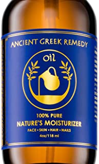 Organic Blend of Olive, Lavender, Almond and Grapeseed oils with Vitamin E. Day and night Moisturizer for Skin, Dry Hair, Face, Scalp, Foot, Cuticle and Nail Care. Natural Body oil for Men and Women