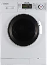 Equator 24 inch Compact New Version All-in-One Combo Washer-Dryer, Vented or Ventless, 1200 RPM, Auto Water, Auto Dry, Winterize, Quiet, Fully Digital in White 2019 Model
