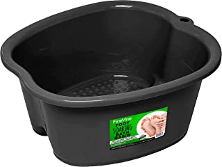 Foot Soaking Bath Basin – Large Size for Soaking Feet | Pedicure and Massager Tub for At Home Spa Treatment | Relax and Add Hot Water, Epsom Salts, Essential Oils | Callus, Fungus, Dead Skin Remover