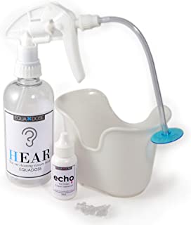 Hear Earwax Remover Kit, Includes: Ear Drops to Soften Ear Wax, Wash Basin, 3 Soft Disposable Tips, Irrigation System to Clean Outer Ear