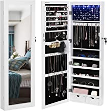SONGMICS 6 LEDs Cabinet Lockable 47.3