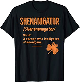 Tee, Funny Shenanigator Saint Patricks TShirt