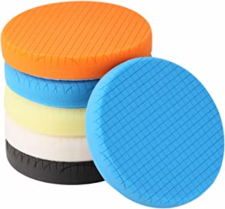 SPTA 5Pcs 6inch (150mm) Buffing Pads Polishing Pads Polishing Grip Pad For Car Polisher Boat Polisher