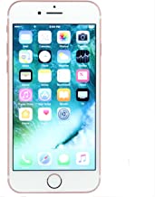 Apple iPhone 7, GSM Unlocked, 32GB - Rose Gold (Renewed)