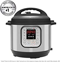 Instant Pot DUO60 6 Qt 7-in-1 Multi-Use Programmable Pressure Cooker, Slow Cooker, Rice Cooker, Steamer, Sauté, Yogurt Maker and Warmer