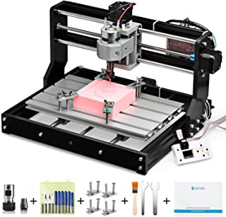 Genmitsu CNC 3018-PRO Router Kit GRBL Control 3 Axis Plastic Acrylic PCB PVC Wood Carving Milling Engraving Machine, XYZ Working Area 300x180x45mm
